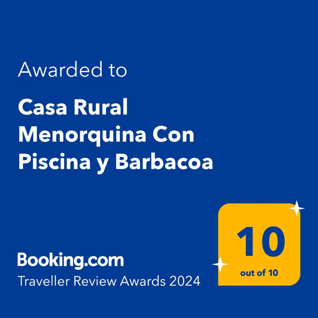 Casa Rural Menorquina Con Piscina Y Barbacoa Sant Climent Kültér fotó