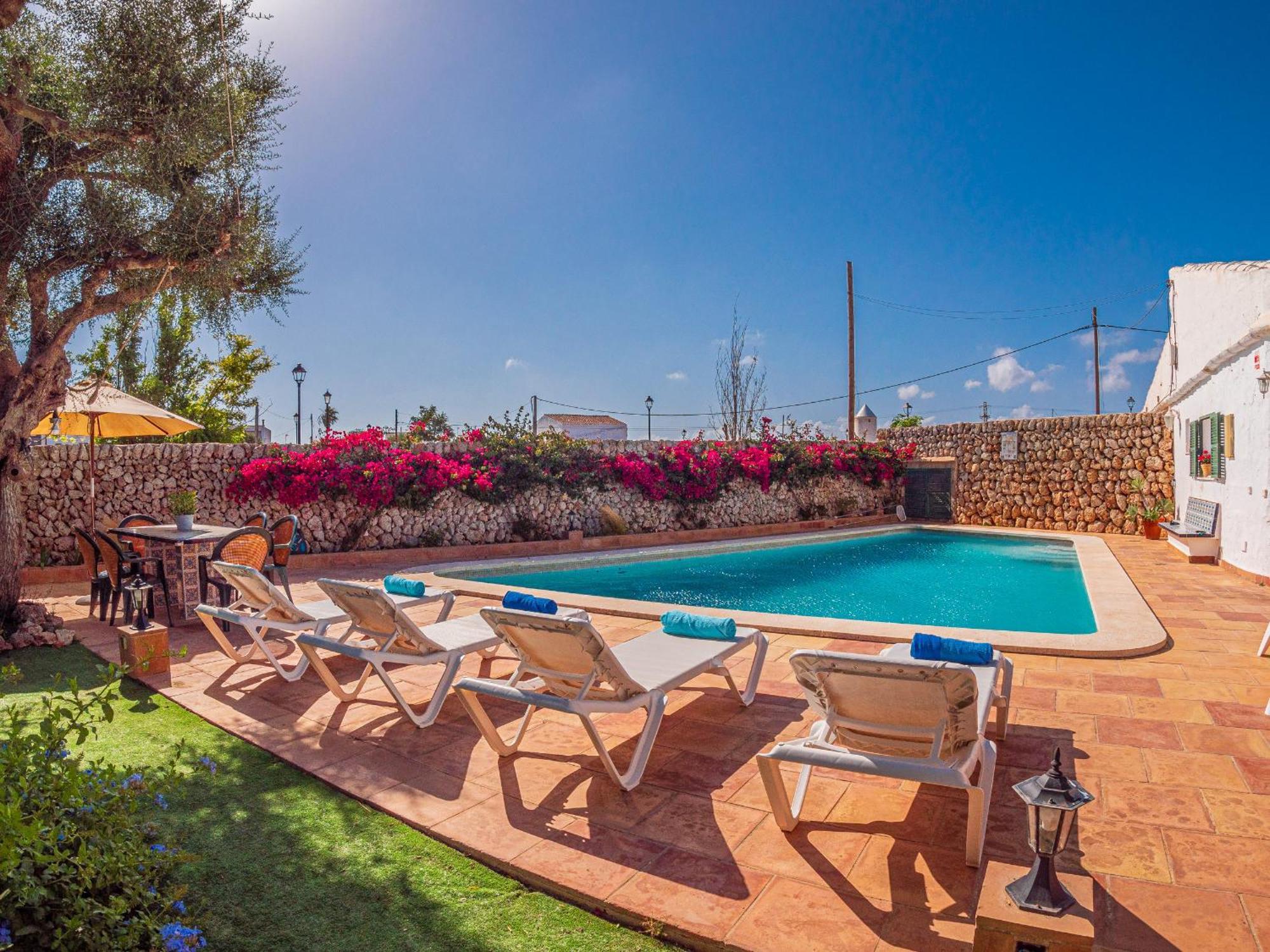 Casa Rural Menorquina Con Piscina Y Barbacoa Sant Climent Kültér fotó